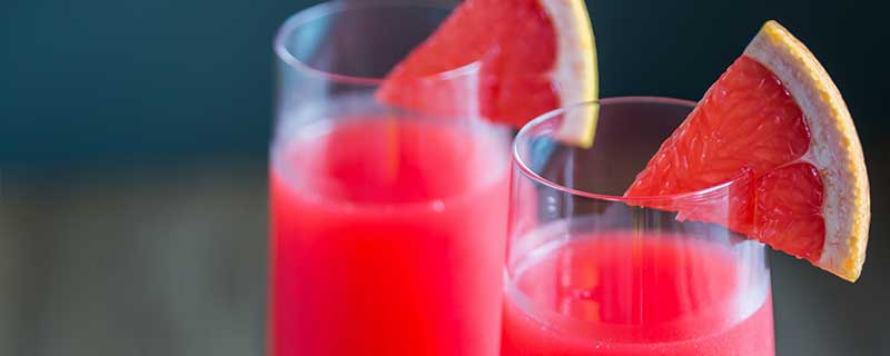 blood orange sorbet mimosa