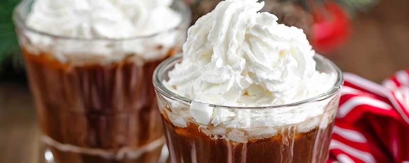 hot chocolate rum gelato