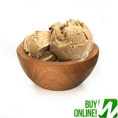 caramel sea salt gelato