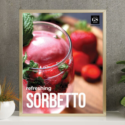 refreshing sorbetto poster