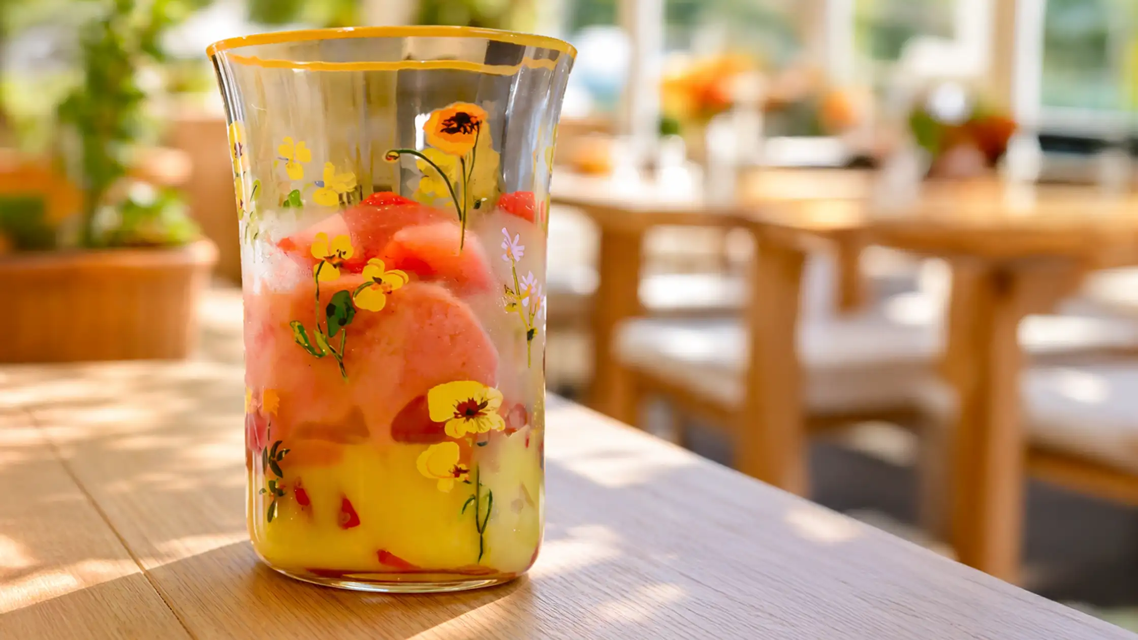 strawberry limoncello affogato