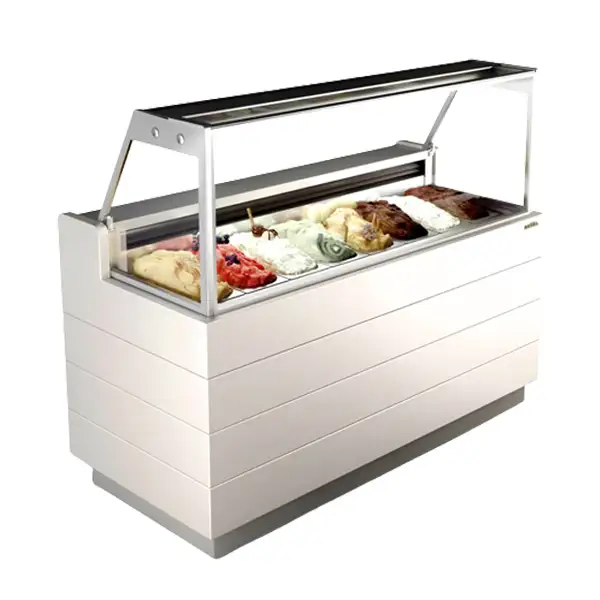 baroque slm gelato display case