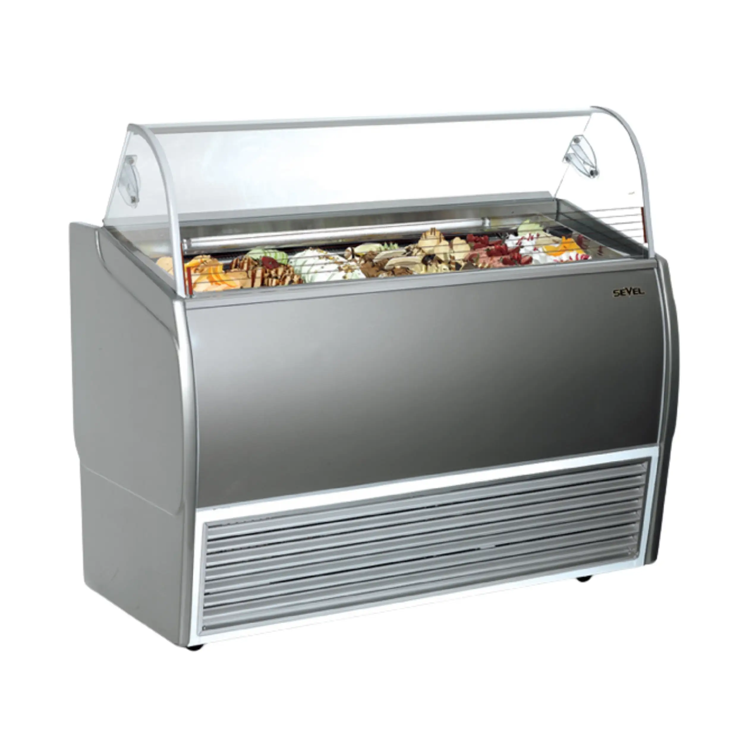 slimline gelato display case